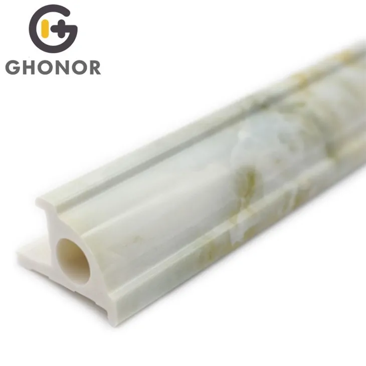 PVC edge trim for outside corner