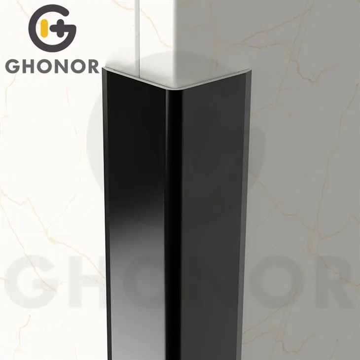 Cantonada de vora de rajoles d'alumini