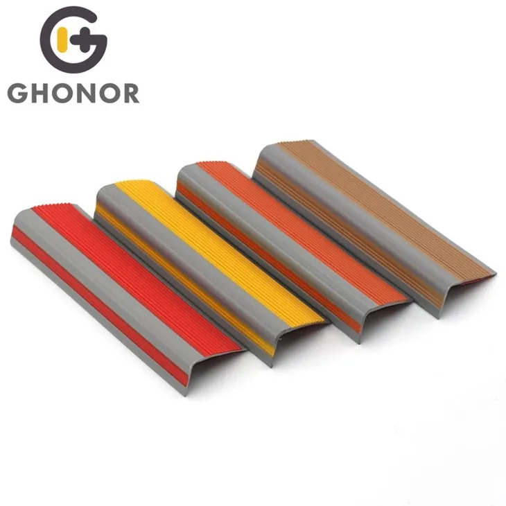 Pvc step nosing installation